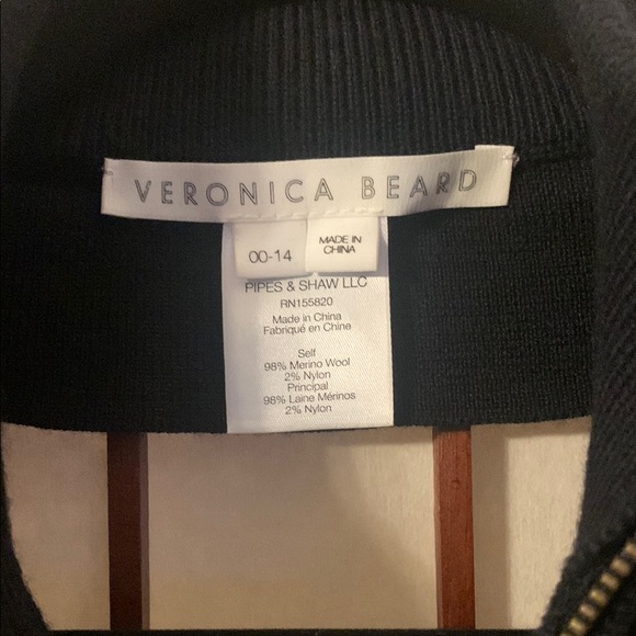 AuTH Veronica Beard Navy Persah Dickey - Picture 3 of 11